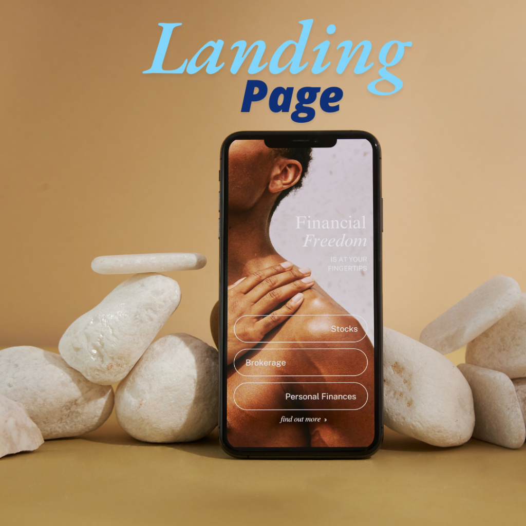 landing page